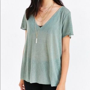 Urban Outfitters Project Social T Green Shirt